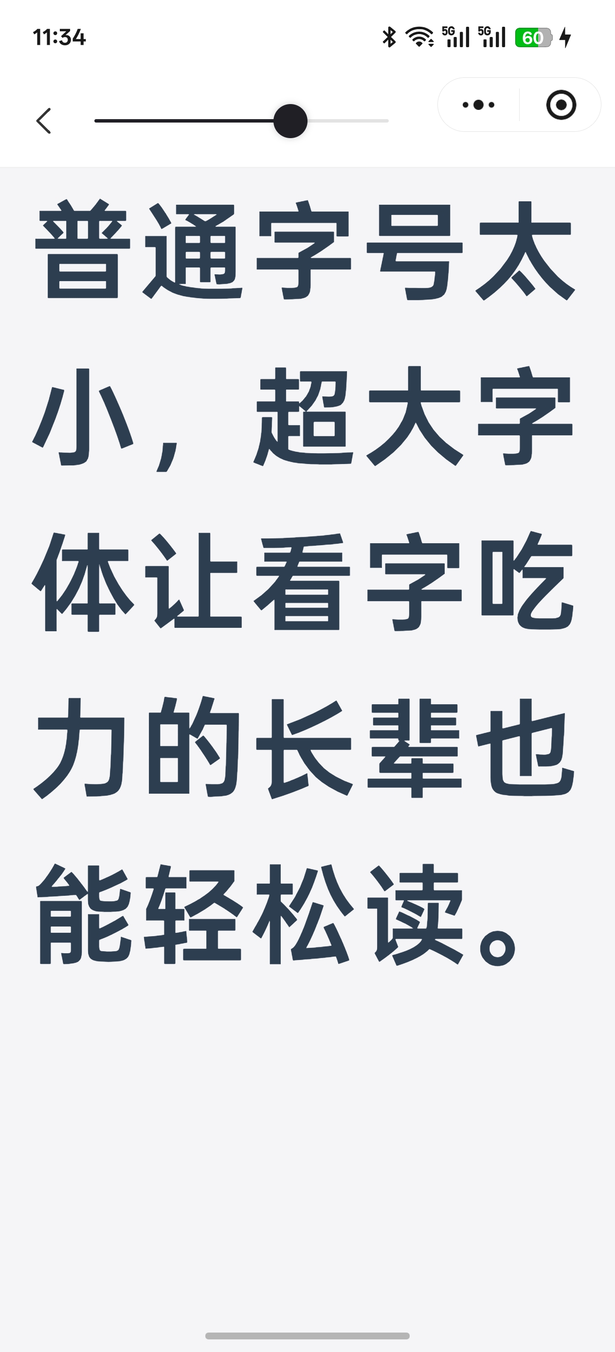 竖屏模式：手机竖放，屏幕显示大字
